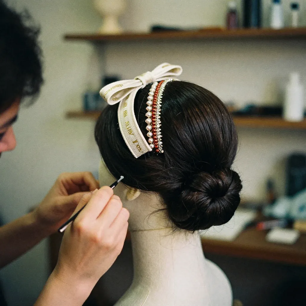 Millinery construction detail